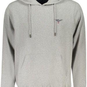 MILITARY ACADEMY MEN'S GRAY ZIP-UP SWEATSHIRT