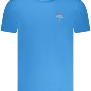 AERONAUTICA MILITARE MEN'S LIGHT BLUE OUTERWEAR T-SHIRT