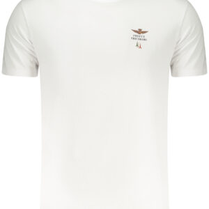 AERONAUTICA MILITARE MEN'S WHITE OUTDOOR T-SHIRT