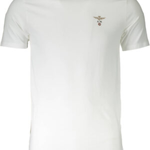 AERONAUTICA MILITARE MEN'S OUTDOOR T-SHIRT WHITE
