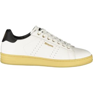 BLAUER MEN'S WHITE SPORTS SHOES