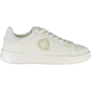 BLAUER MEN'S WHITE SPORTS SHOES