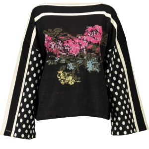 BLUGIRL BLACK WOMAN SWEATER