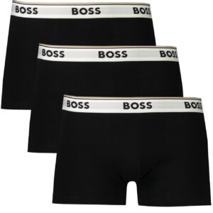 BOSS MEN'S BLACK BOXER