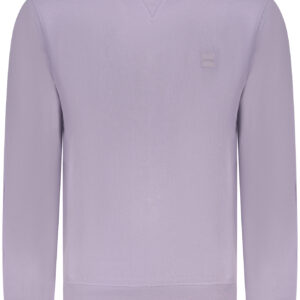 BOSS PURPLE MEN'S ZIP-UP SWEATSHIRT