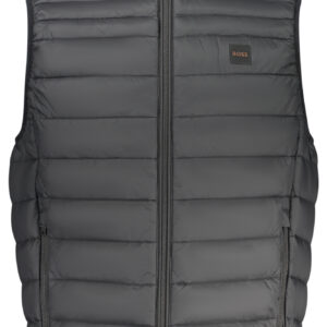 BOSS MEN'S BLACK SLEEVELESS JACKET
