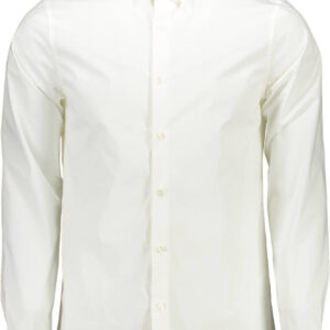 CALVIN KLEIN MEN'S WHITE LONG SLEEVE SHIRT