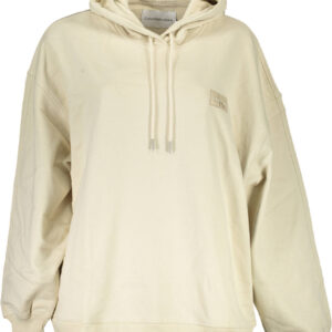 CALVIN KLEIN SWEATSHIRT WITHOUT ZIP WOMEN BEIGE
