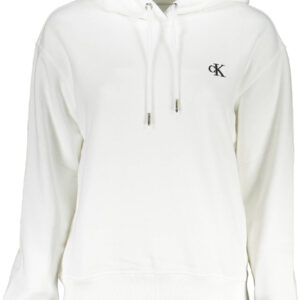 CALVIN KLEIN WOMEN'S ZIPLESS SWEATSHIRT WHITE