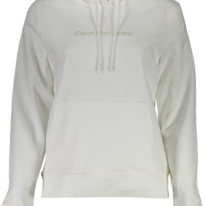 CALVIN KLEIN SWEATSHIRT WITHOUT ZIP WOMAN WHITE