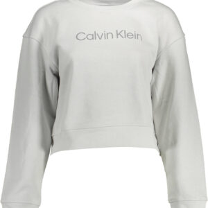 CALVIN KLEIN SWEATSHIRT WITHOUT ZIP WOMAN GRAY