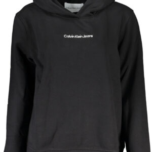 CALVIN KLEIN WOMEN'S ZIPLESS SWEATSHIRT BLACK