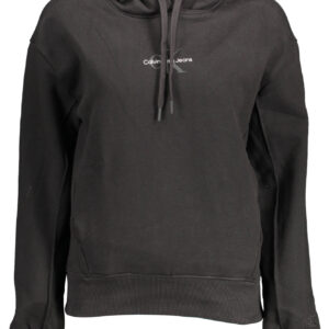 CALVIN KLEIN SWEATSHIRT WITHOUT ZIP WOMAN BLACK
