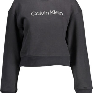 CALVIN KLEIN SWEATSHIRT WITHOUT ZIP WOMAN BLACK