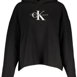 CALVIN KLEIN SWEATSHIRT WITHOUT ZIP WOMAN BLACK