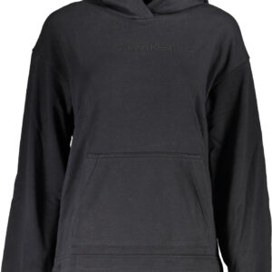 CALVIN KLEIN WOMEN'S SWEATSHIRT WITHOUT ZIP BLACK