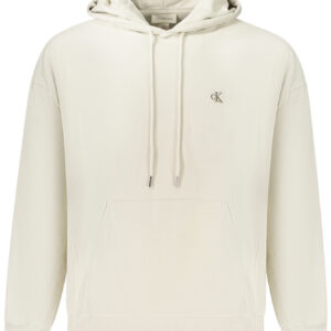 CALVIN KLEIN MEN'S ZIP-UP SWEATSHIRT, BEIGE