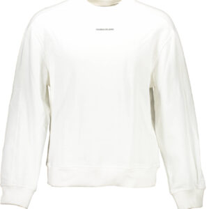 CALVIN KLEIN SWEATSHIRT WITHOUT ZIP MAN WHITE