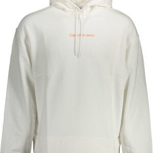 CALVIN KLEIN SWEATSHIRT WITHOUT ZIP MAN WHITE