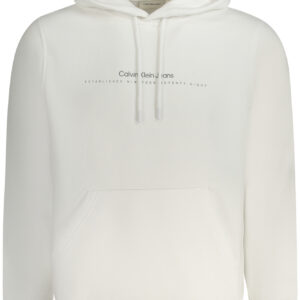 CALVIN KLEIN MEN'S ZIP-UP SWEATSHIRT WHITE