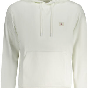 CALVIN KLEIN MEN'S ZIP-UP SWEATSHIRT WHITE