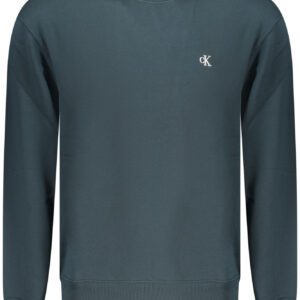 CALVIN KLEIN MEN'S BLUE ZIP-UP SWEATSHIRT