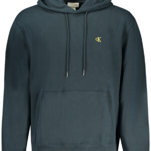 CALVIN KLEIN MEN'S BLUE ZIP-UP SWEATSHIRT