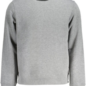 CALVIN KLEIN MEN'S ZIP-UP SWEATSHIRT GREY