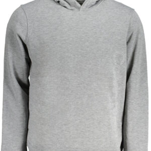 CALVIN KLEIN MEN'S ZIP-UP SWEATSHIRT GREY
