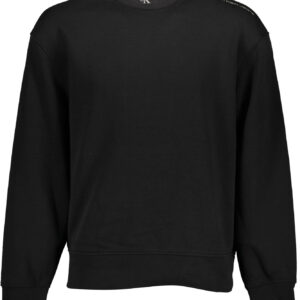 CALVIN KLEIN SWEATSHIRT WITHOUT ZIP BLACK MAN