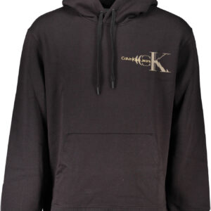 CALVIN KLEIN SWEATSHIRT WITHOUT ZIP BLACK MAN
