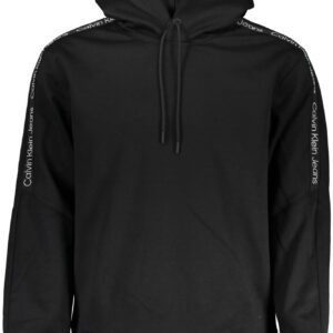 CALVIN KLEIN MEN'S BLACK ZIPLESS SWEATSHIRT
