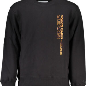 CALVIN KLEIN MEN'S BLACK ZIPLESS SWEATSHIRT