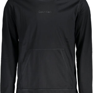 CALVIN KLEIN MEN'S BLACK ZIPLESS SWEATSHIRT