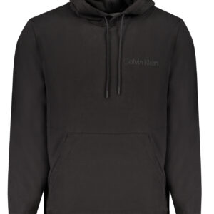 CALVIN KLEIN MEN'S BLACK ZIP-OUT SWEATSHIRT