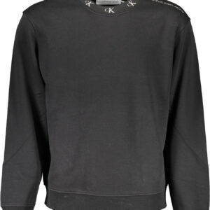 CALVIN KLEIN SWEATSHIRT WITHOUT ZIP BLACK MAN