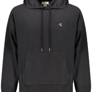 CALVIN KLEIN MEN'S BLACK ZIP-UP SWEATSHIRT