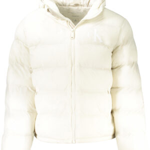 CALVIN KLEIN MEN'S WHITE JACKET