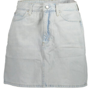 CALVIN KLEIN WOMEN'S LIGHT BLUE SHORT SKIRT