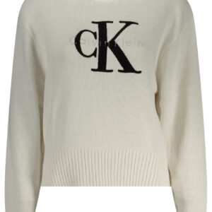 CALVIN KLEIN WOMEN'S WHITE SWEATER