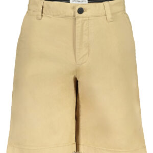 CALVIN KLEIN MEN'S BEIGE BERMUDA PANTS