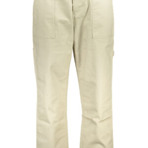CALVIN KLEIN MEN'S BEIGE TROUSERS