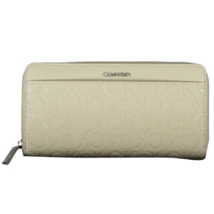 CALVIN KLEIN BEIGE WALLET FOR WOMEN