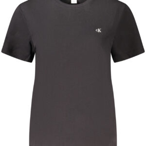 CALVIN KLEIN SHORT SLEEVE T-SHIRT WOMEN BLACK
