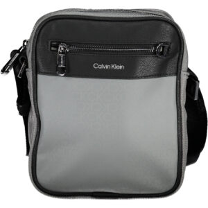 CALVIN KLEIN GRAY MAN SHOULDER BAG