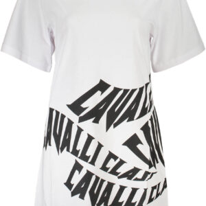 CAVALLI CLASS SHORT DRESS WOMEN WHITE