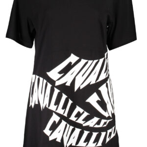 CAVALLI CLASS SHORT DRESS WOMEN BLACK