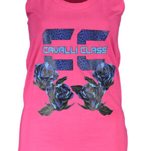 CAVALLI CLASS WOMEN'S PINK TANK TOP