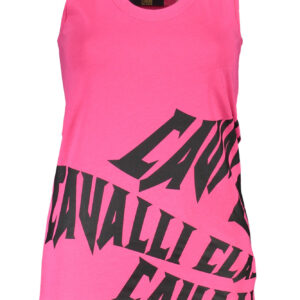 CAVALLI CLASS WOMEN'S PINK TANK TOP