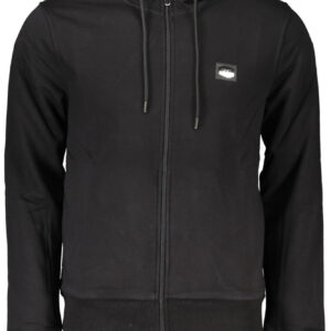 CAVALLI CLASS SWEATSHIRT WITH ZIP BLACK MAN